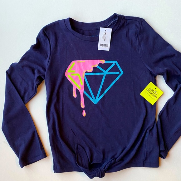 ⭐️🚀NEW *** with tags Rockets of Awesome glow in dark Diamond T-shirt - Picture 2 of 7